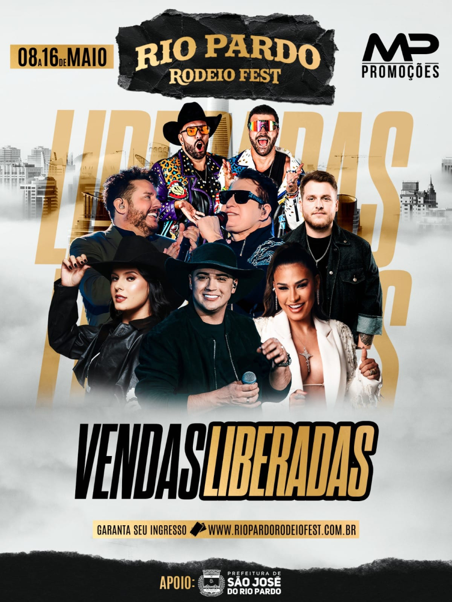 Rio Pardo Rodeio Fest 2026 chega para fazer história em São José do Rio Pardo